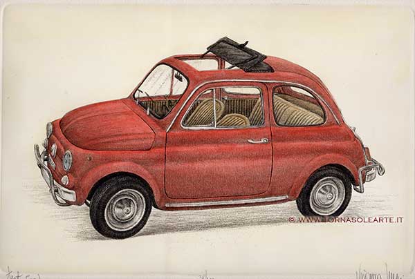 Fiat 500L rossa