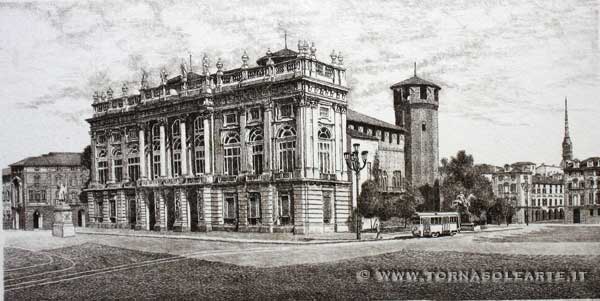 Torino - Veduta di palazzo Madama