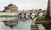 Roma, veduta di Castel Sant'Angelo