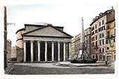 Roma, veduta del Pantheon