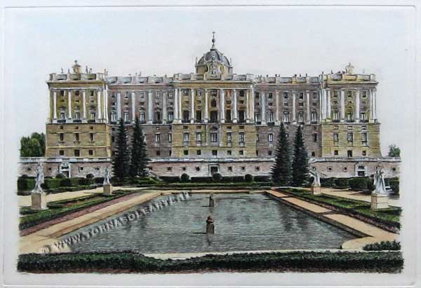 Madrid - Veduta del Palacio Real