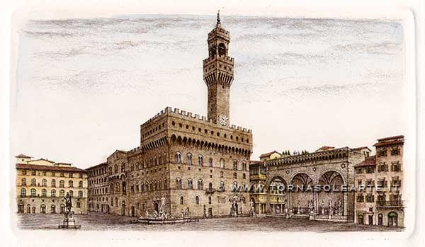 Firenze - Veduta di Piazza Signoria