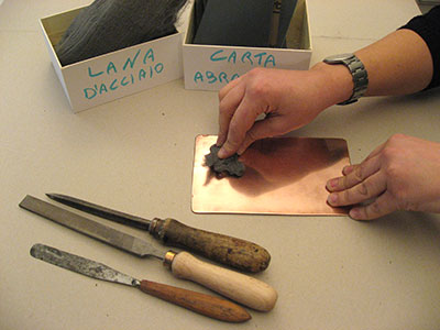 Chamfering and Polishing of copper plate