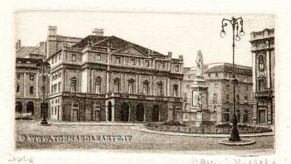 Milano - Veduta della Scala