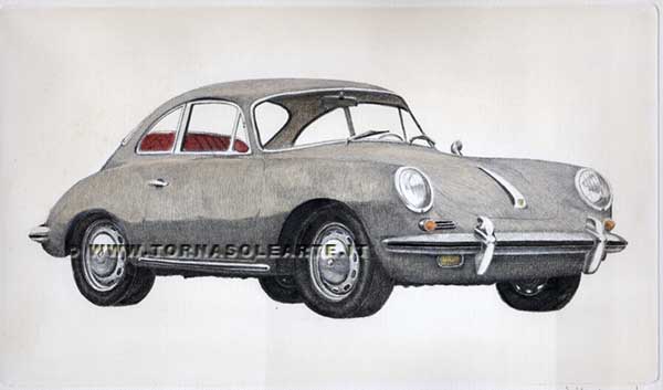 Porsche 356 in versione grigia