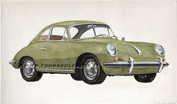 Porsche 356 in versione verde