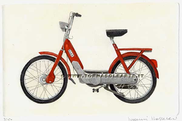 Ciclomotore Ciao Rosso