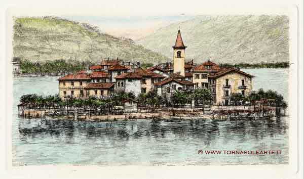 Paesaggi lagunari - Isola sul lago di Como