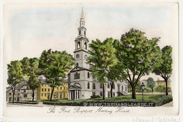 The First Baptist Meeting House, Providence in America