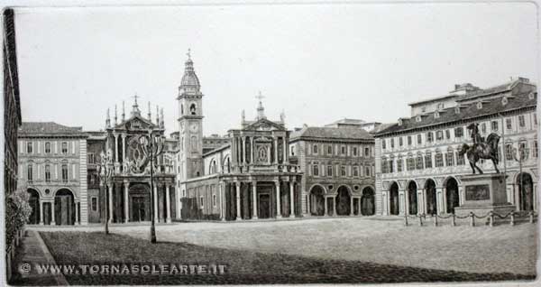 Torino - Veduta di piazza San Carlo