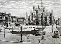 Item 48 - Milano Veduta del Duomo
