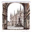 Milano, veduta del Duomo