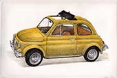 Fiat 500L gialla