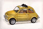 Fiat 500 gialla